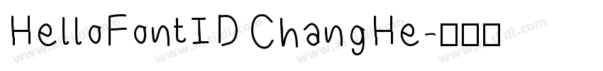 HelloFontID ChangHe字体转换